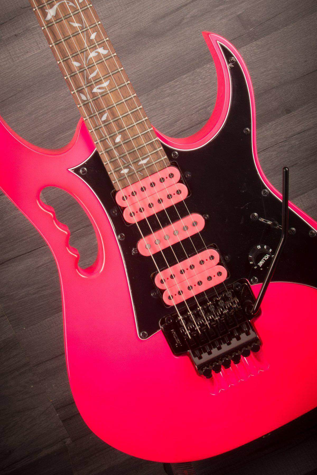 Ibanez JEMJRSP-PK Steve Vai Signature Jem Junior, Pink - MusicStreet