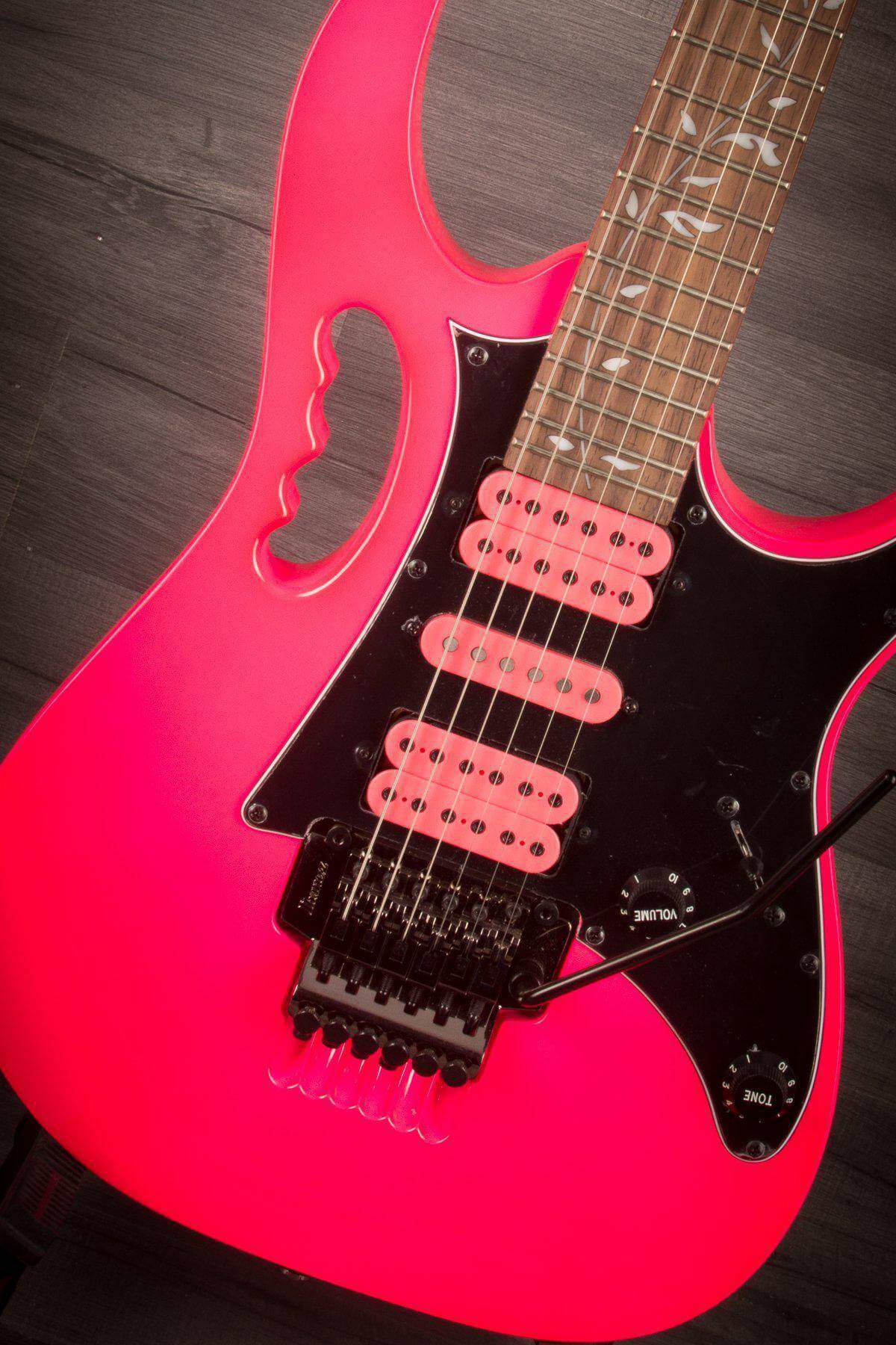 Ibanez JEMJRSP-PK Steve Vai Signature Jem Junior, Pink - MusicStreet