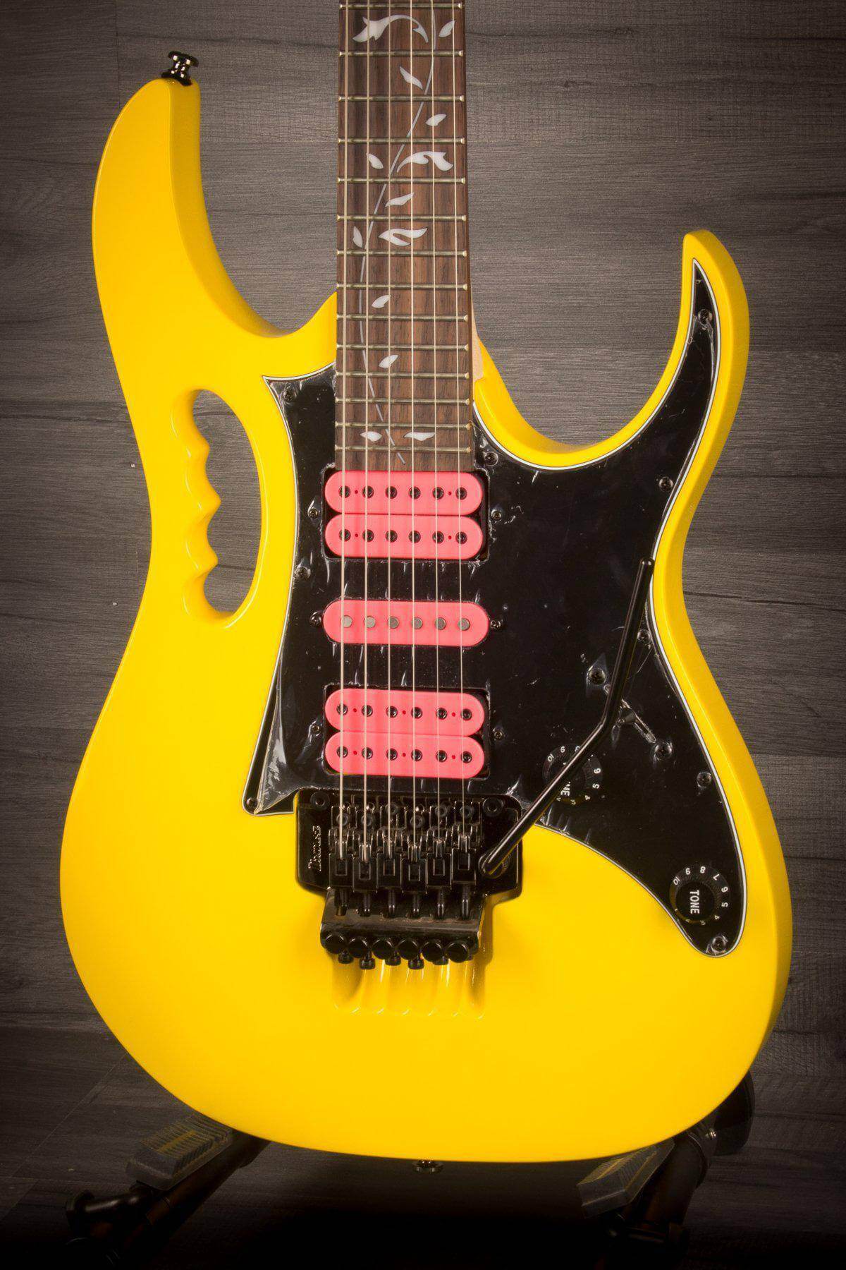Ibanez JEMJRSP-YE Steve Vai Signature Jem Junior, Yellow - MusicStreet