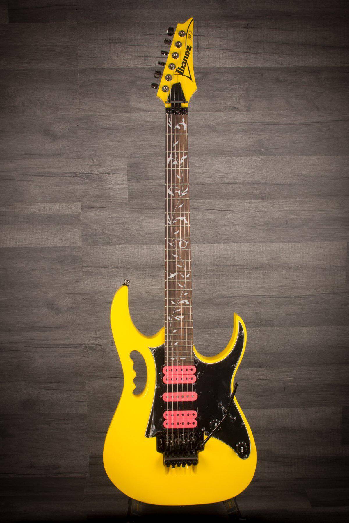 Ibanez JEMJRSP-YE Steve Vai Signature Jem Junior, Yellow - MusicStreet