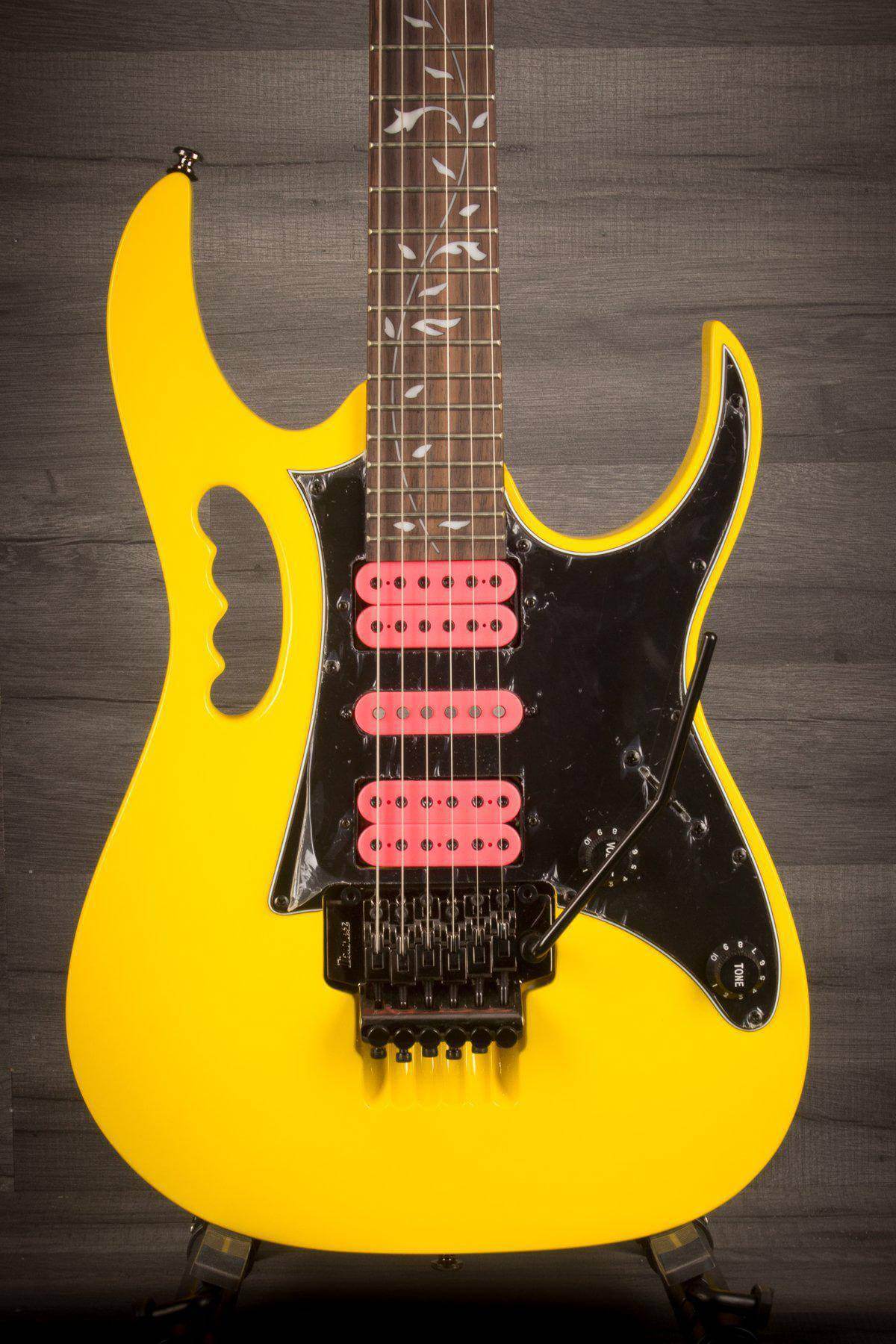 Ibanez JEMJRSP-YE Steve Vai Signature Jem Junior, Yellow - MusicStreet