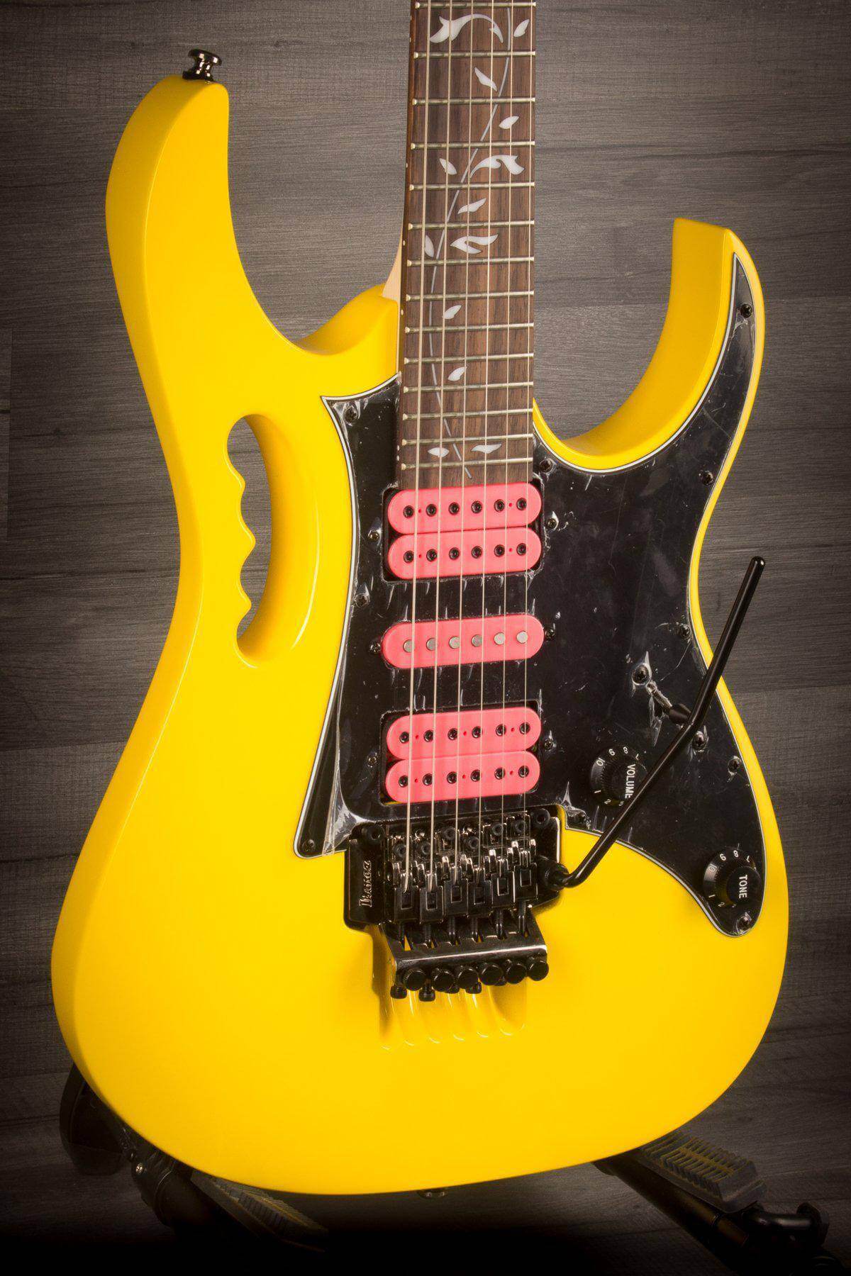 Ibanez JEMJRSP-YE Steve Vai Signature Jem Junior, Yellow - MusicStreet