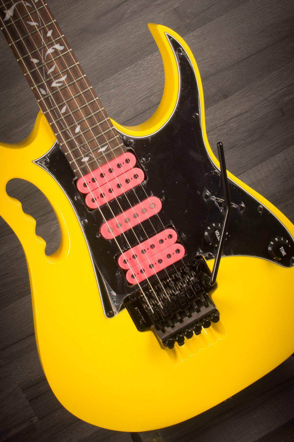 Ibanez JEMJRSP-YE Steve Vai Signature Jem Junior, Yellow - MusicStreet