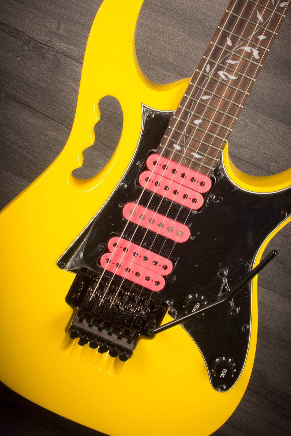 Ibanez JEMJRSP-YE Steve Vai Signature Jem Junior, Yellow - MusicStreet
