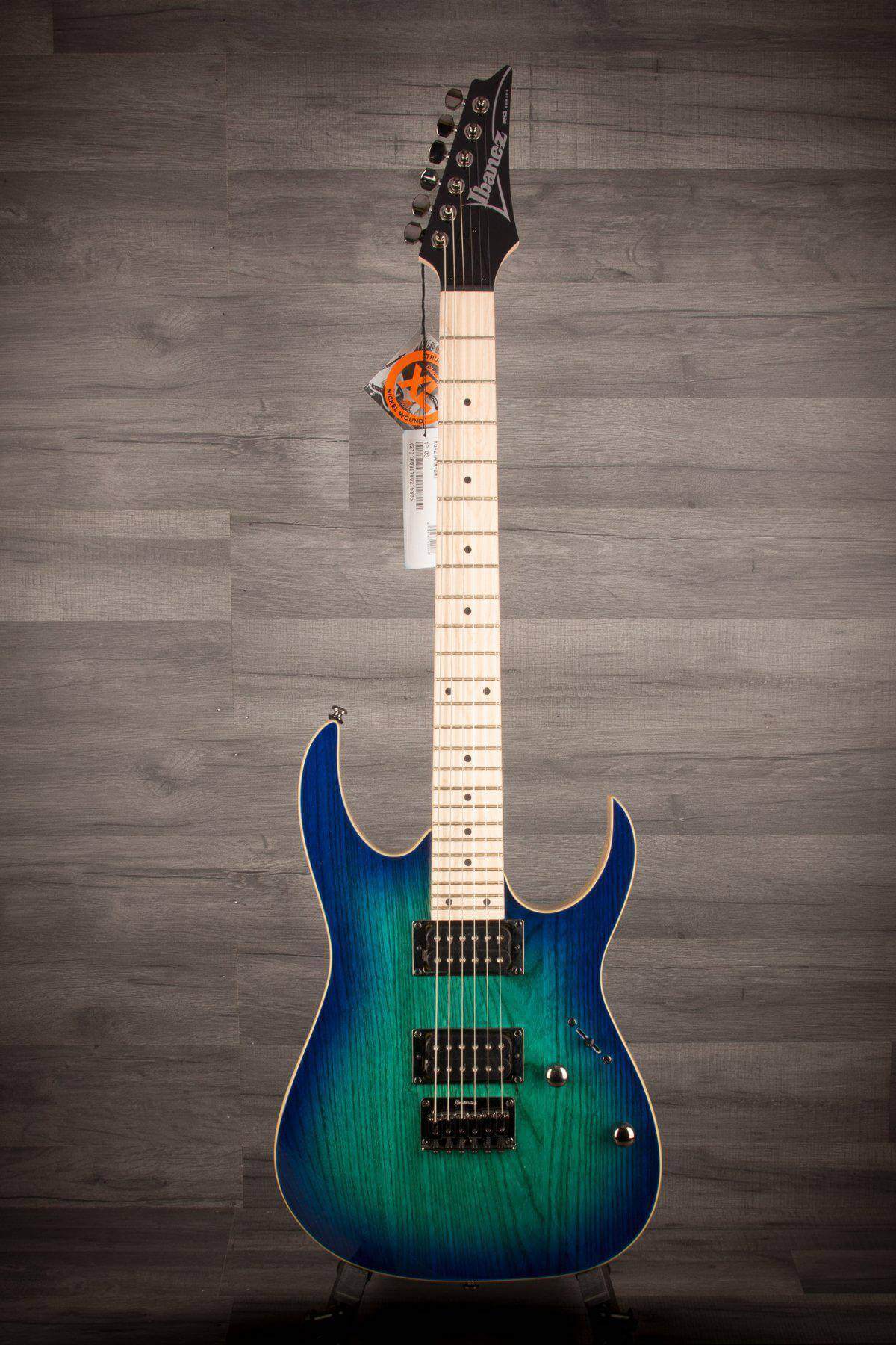 Ibanez RG421AHM-BMT RG Series Blue Moon Burst Electric Guitar - MusicStreet