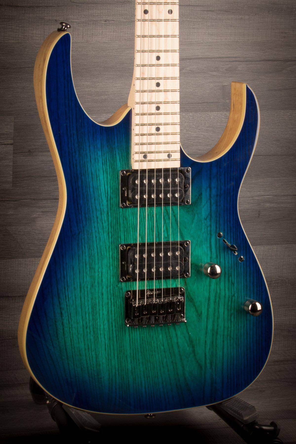 Ibanez RG421AHM-BMT RG Series Blue Moon Burst Electric Guitar - MusicStreet