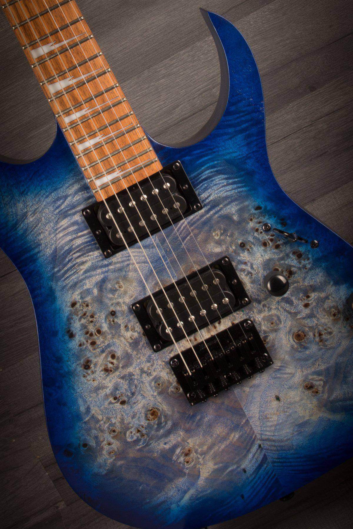 Ibanez RGRT621DPB-BLF RG Electric Guitar Blue Lagoon Burst Flat