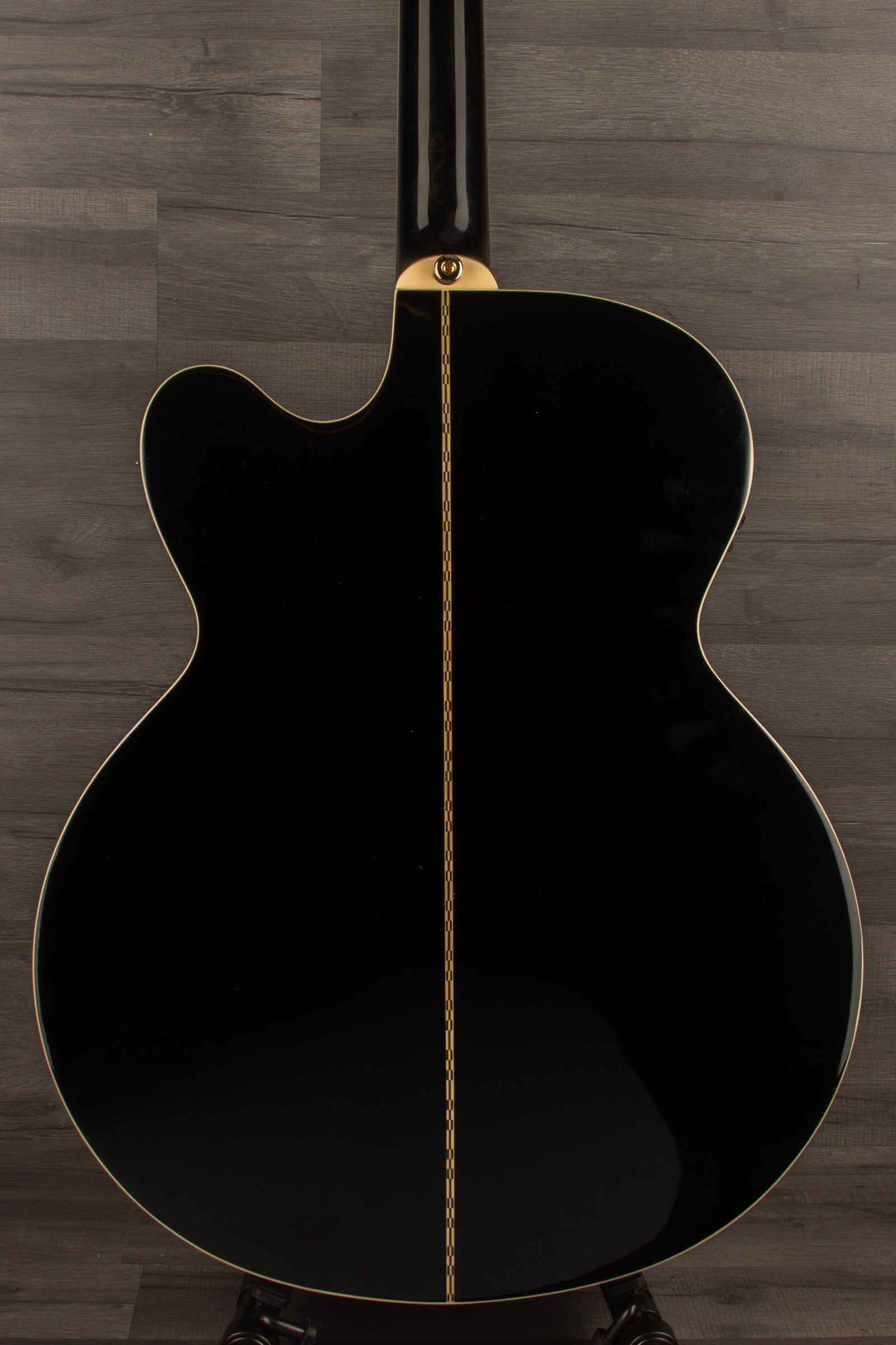 Epiphone J200 EC Studio Solid Top, Fishman Sonitone - Black, Acoustic Guitar