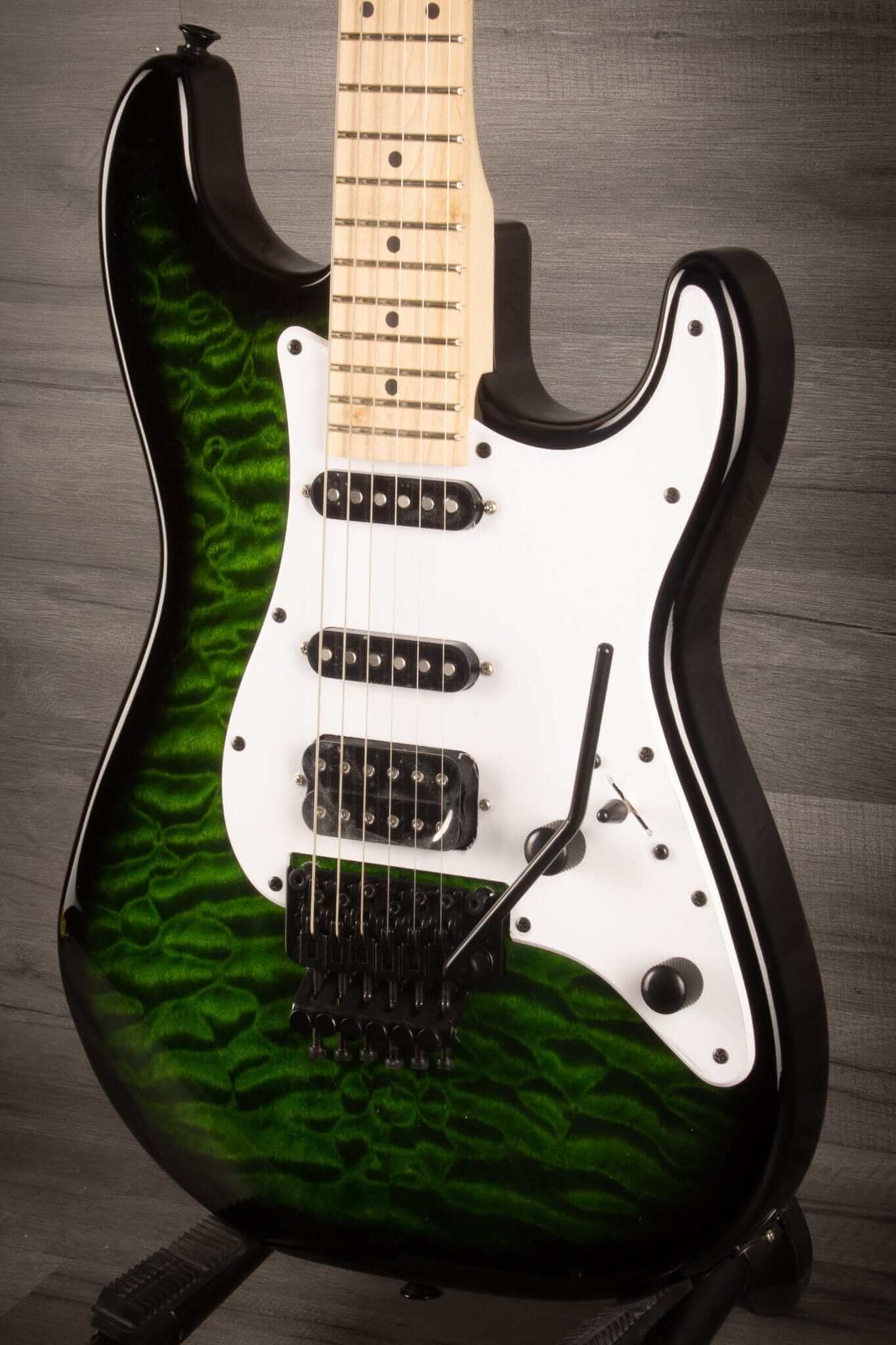 Jackson X Series Adrian Smith Signature SDXQ Electric Guitar - Transparent Green
