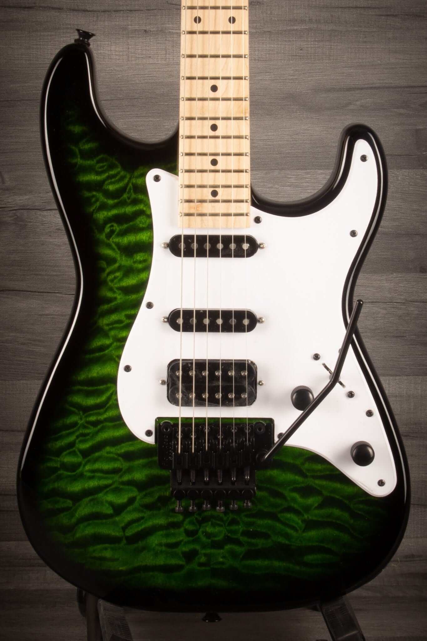 Jackson X Series Adrian Smith Signature SDXQ Electric Guitar - Transparent Green