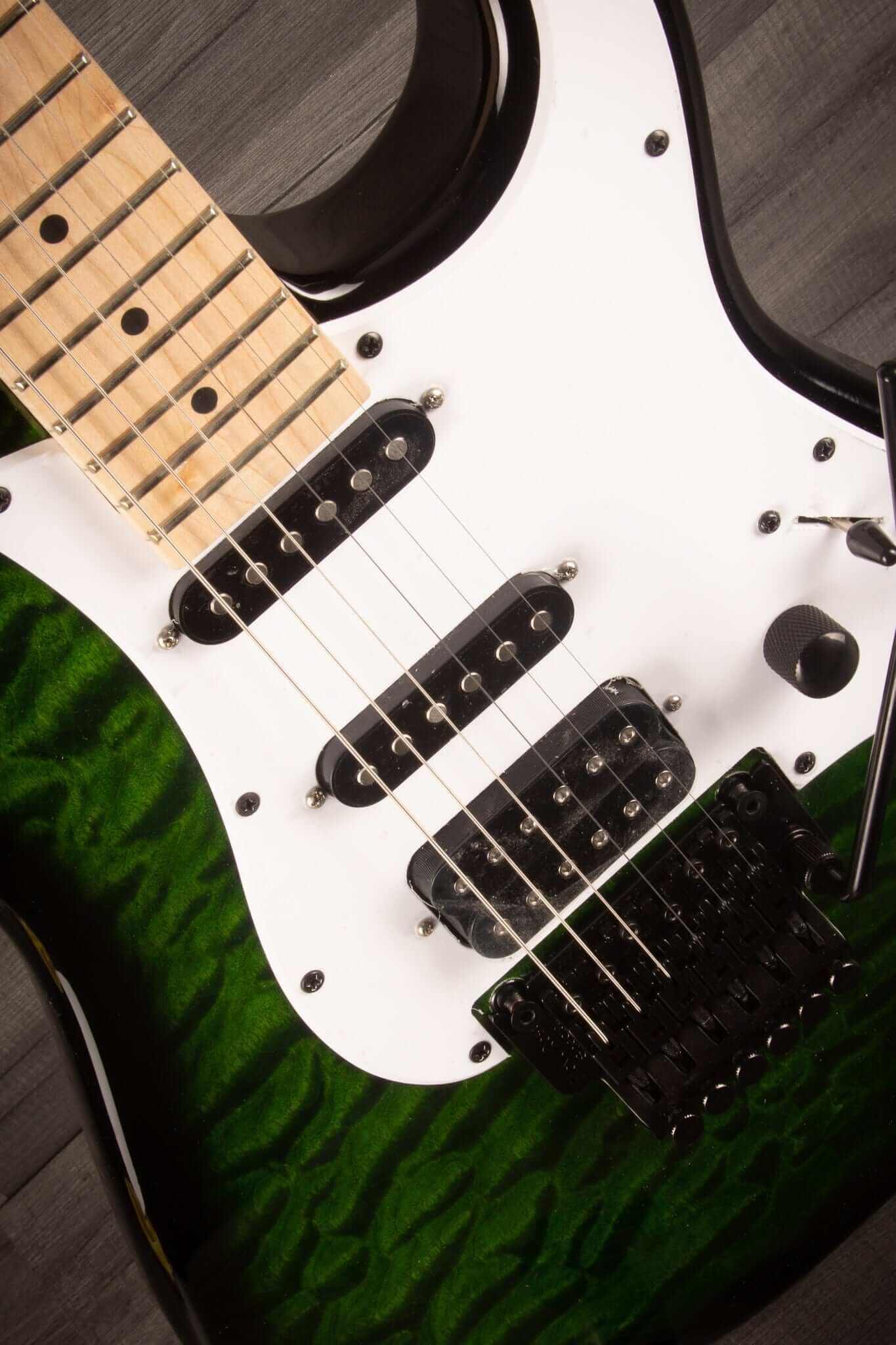 Jackson X Series Adrian Smith Signature SDXQ Electric Guitar - Transparent Green