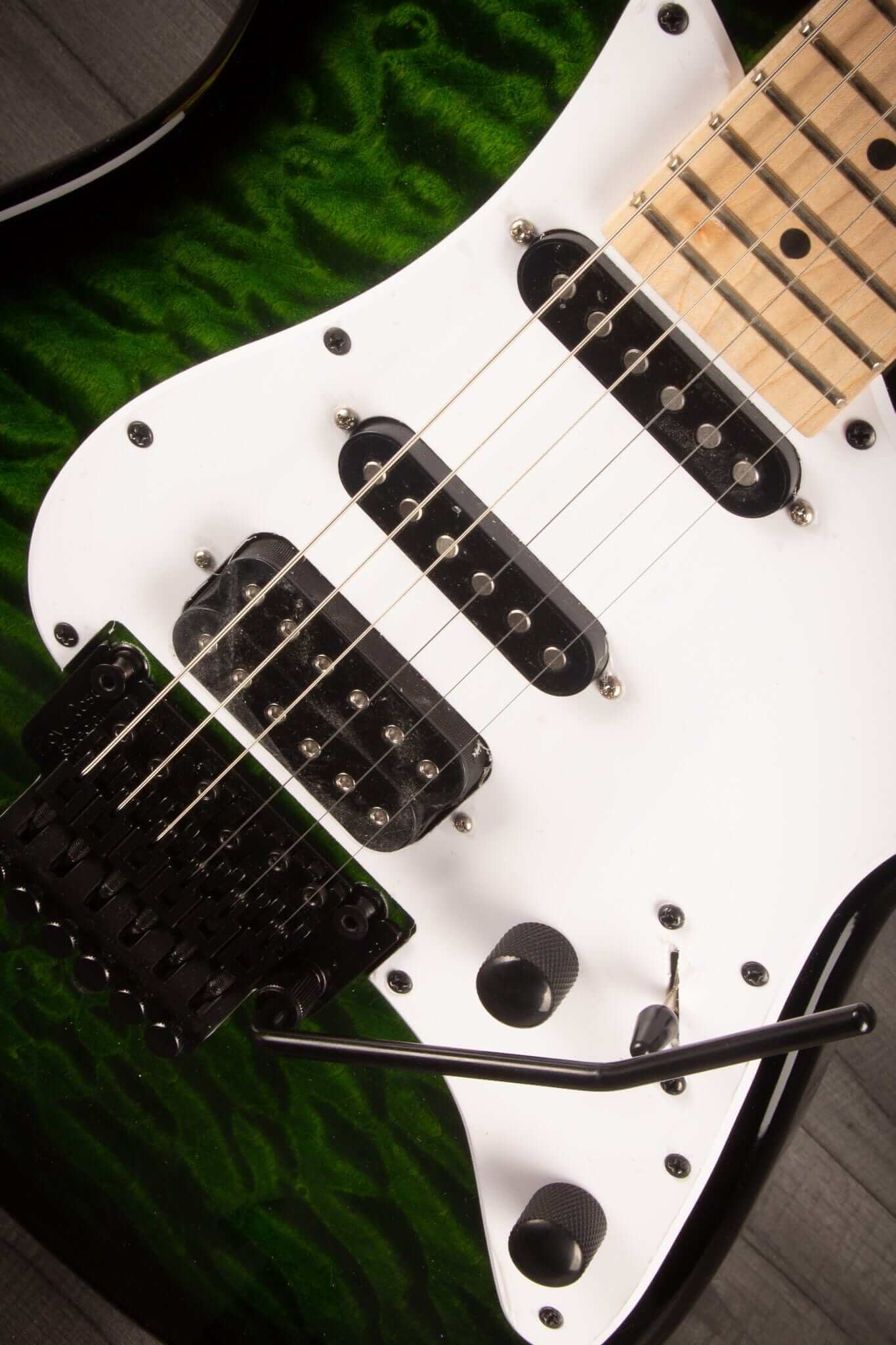 Jackson X Series Adrian Smith Signature SDXQ Electric Guitar - Transparent Green