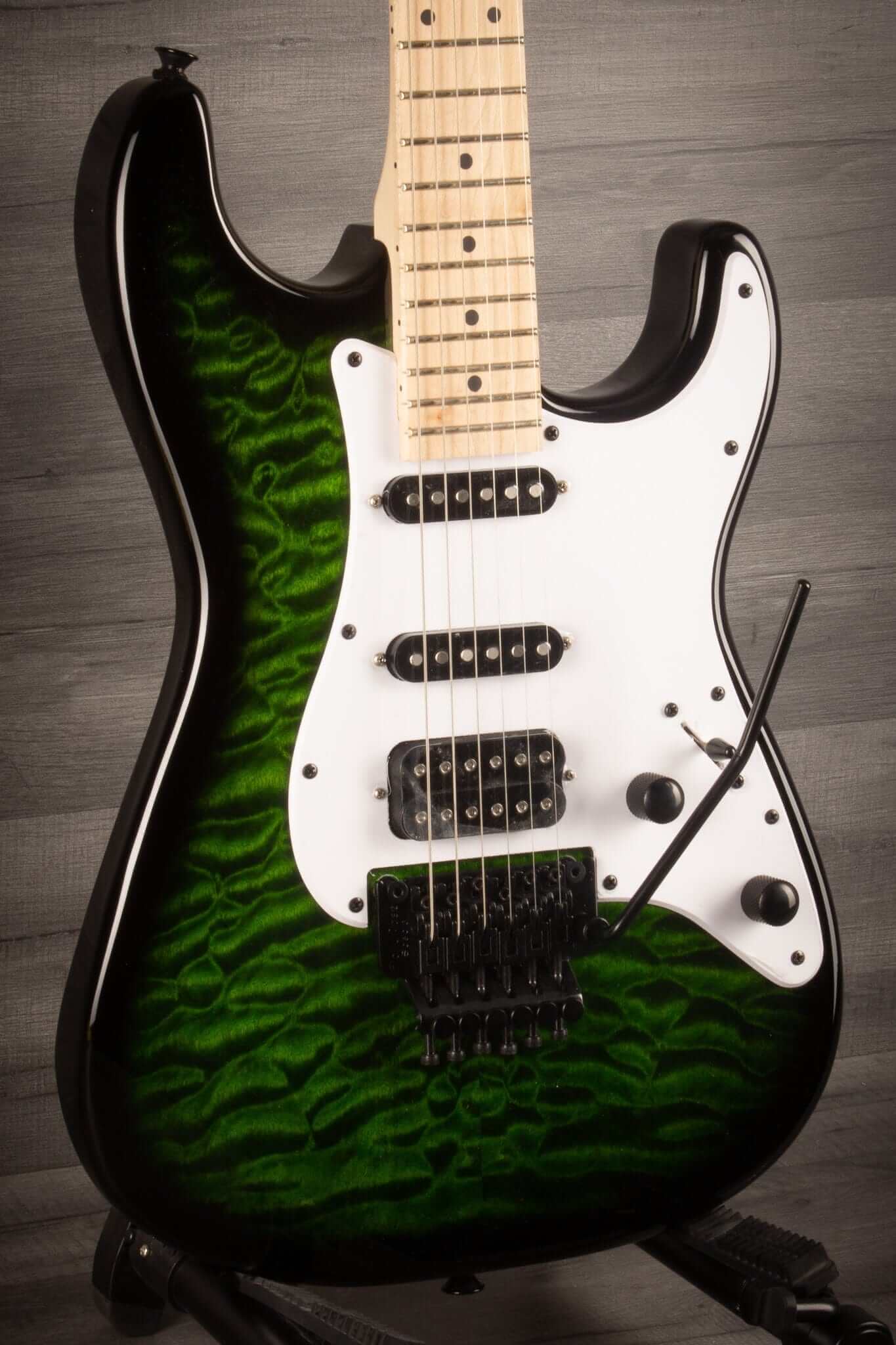 Jackson X Series Adrian Smith Signature SDXQ Electric Guitar - Transparent Green