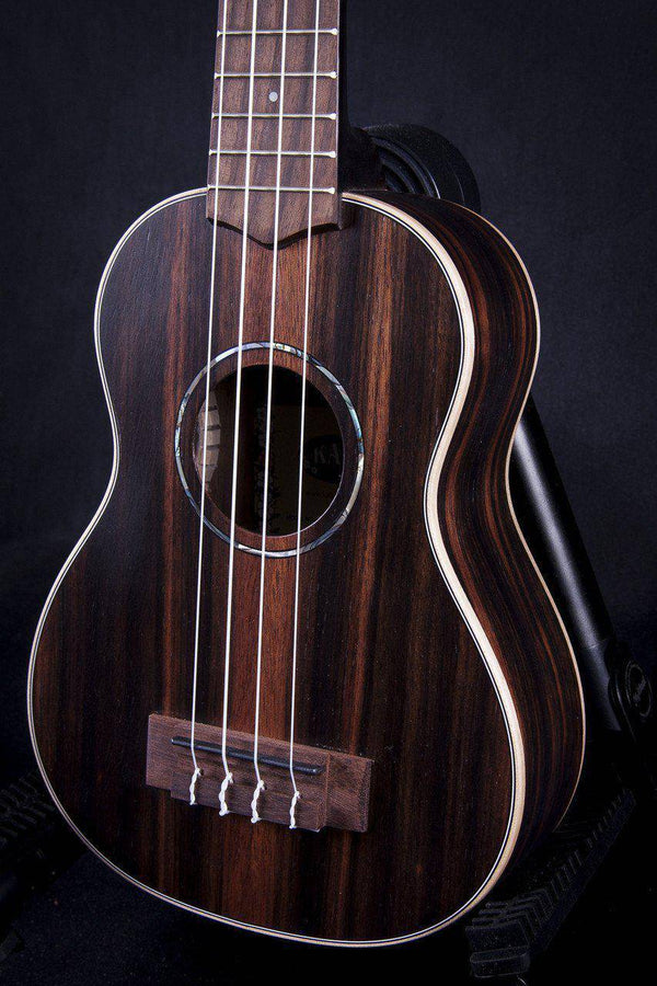 Kala Eby-S Ebony Soprano Ukulele - MusicStreet