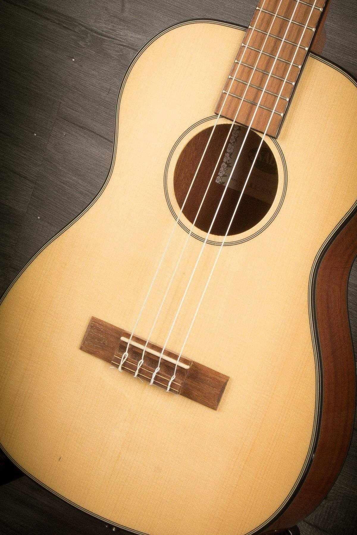 USED - Kala KA-SBG Solid Spruce Mahogany Baritone Ukulele