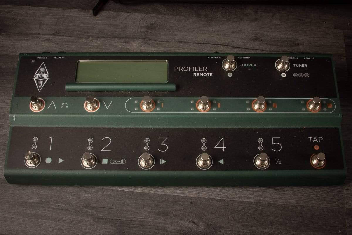 Kemper Amplifier USED - Kemper Profiling Amp Rack (Black) with Kemper Remote and Gator Cases