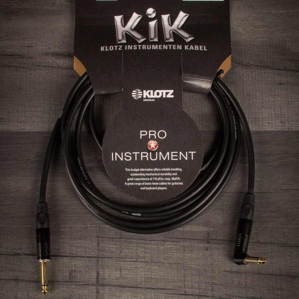 Klotz KIKG Angled Instrument Cable, 3m