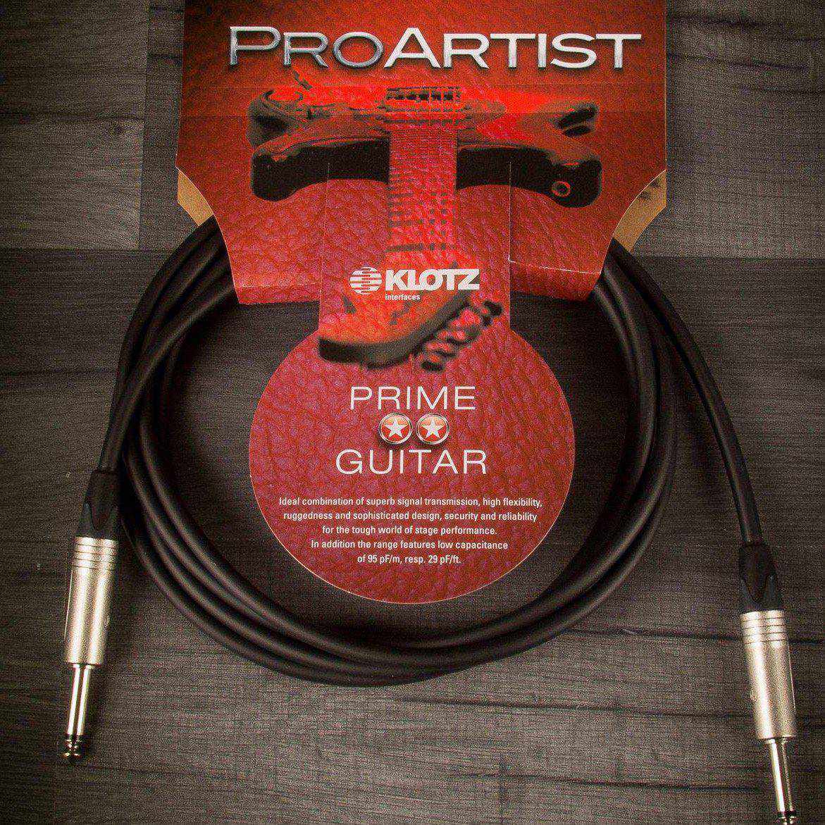 Klotz Pro Artist Guitar Cable - 3m