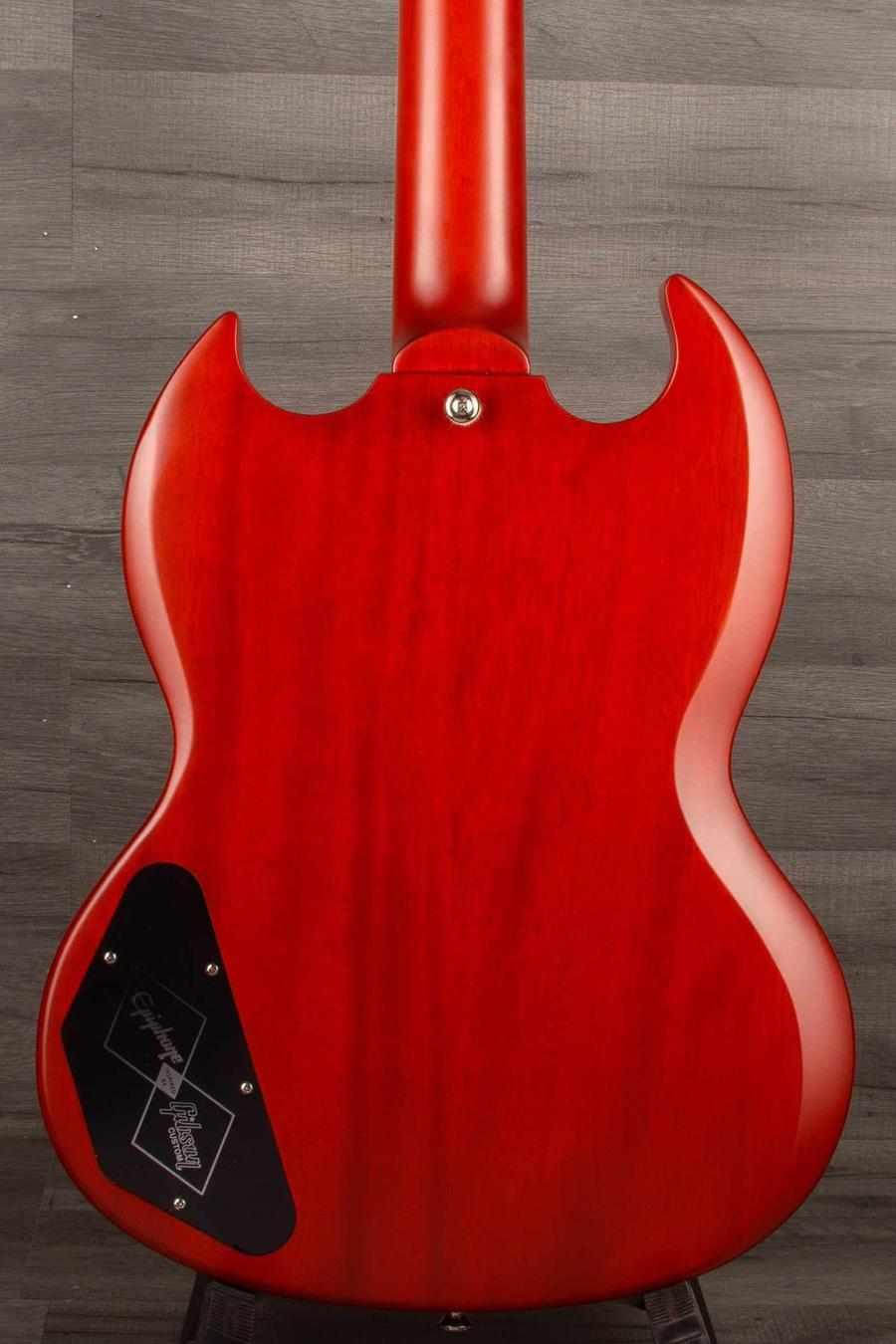 Epiphone 1961 Les Paul SG Standard Aged Cherry Electric Guitar (Includes Hard Case)