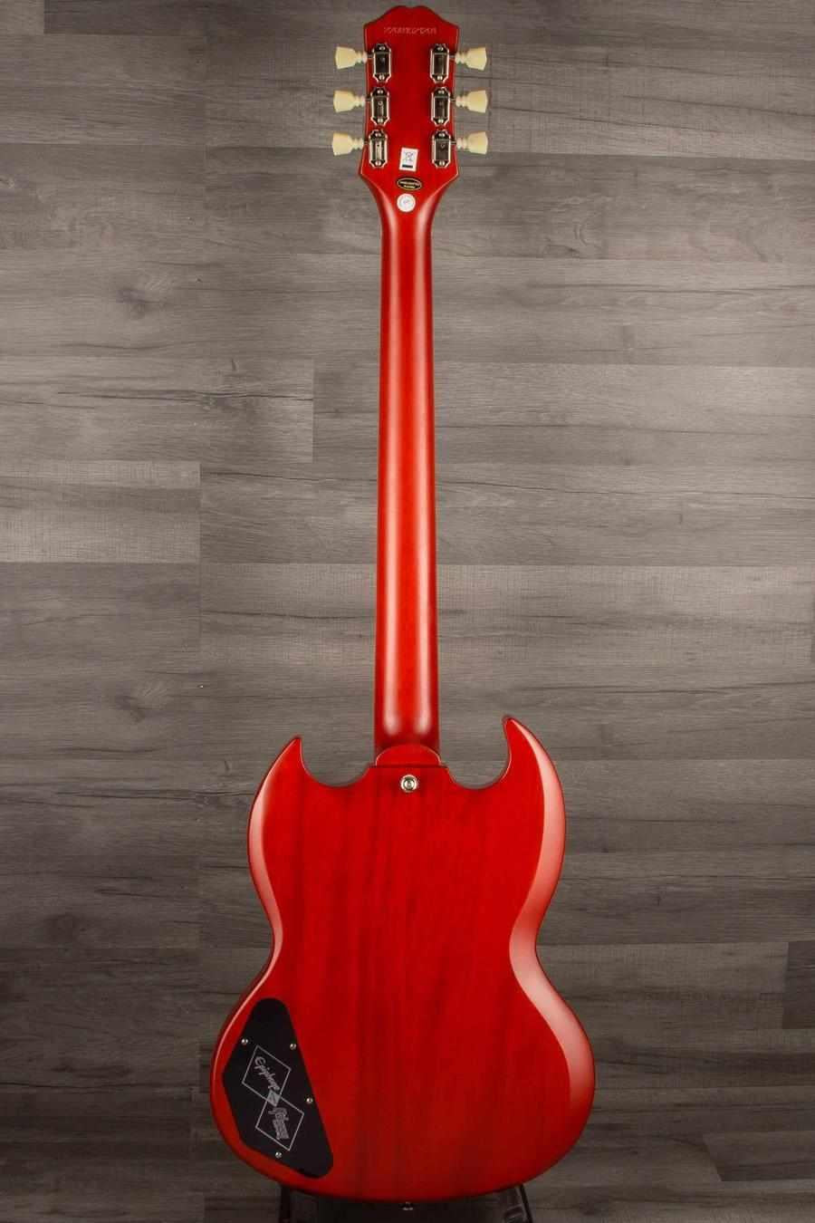 Epiphone 1961 Les Paul SG Standard Aged Cherry Electric Guitar (Includes Hard Case)
