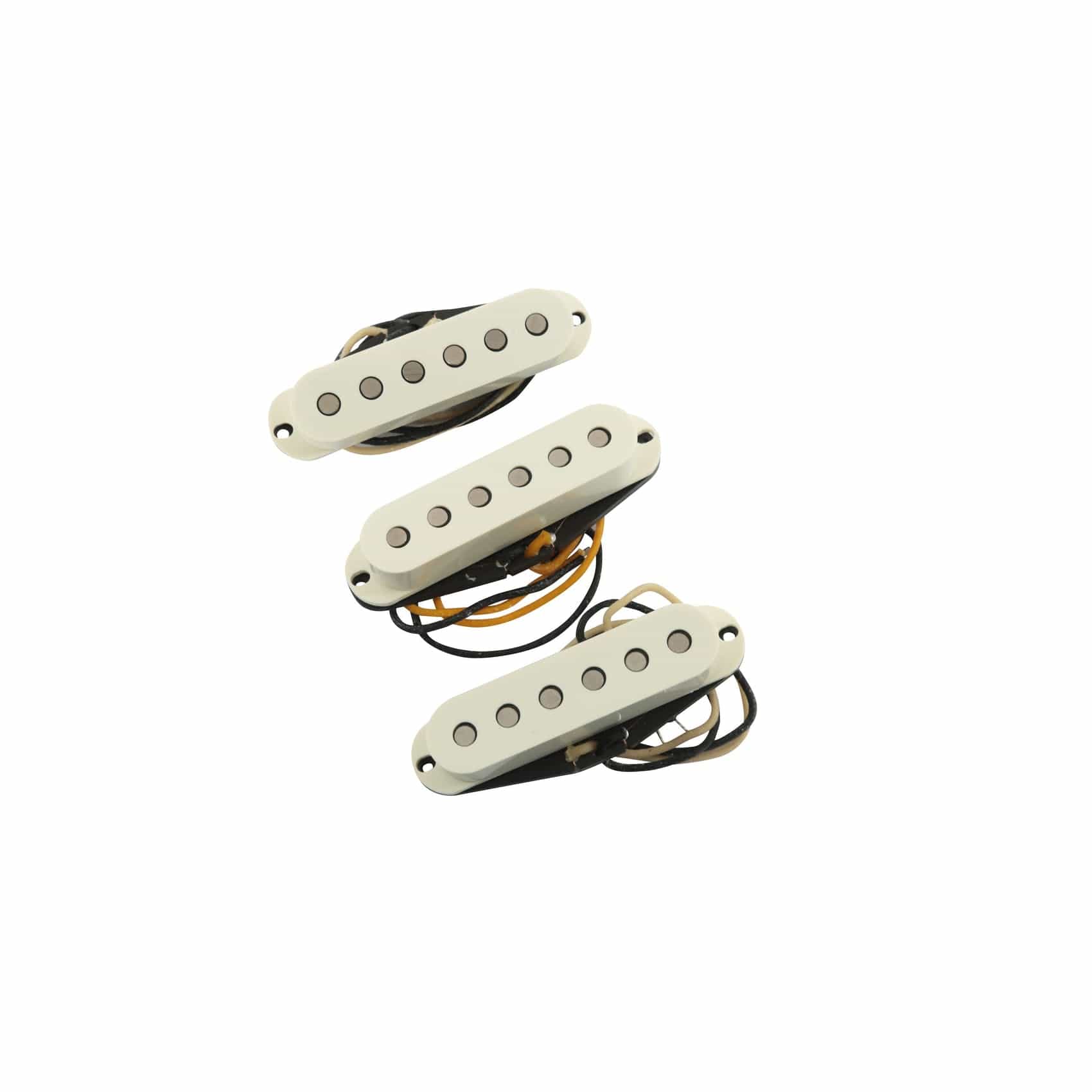 Lollar Accessories Lollar Pickups Strat Blackface Set - Parchment