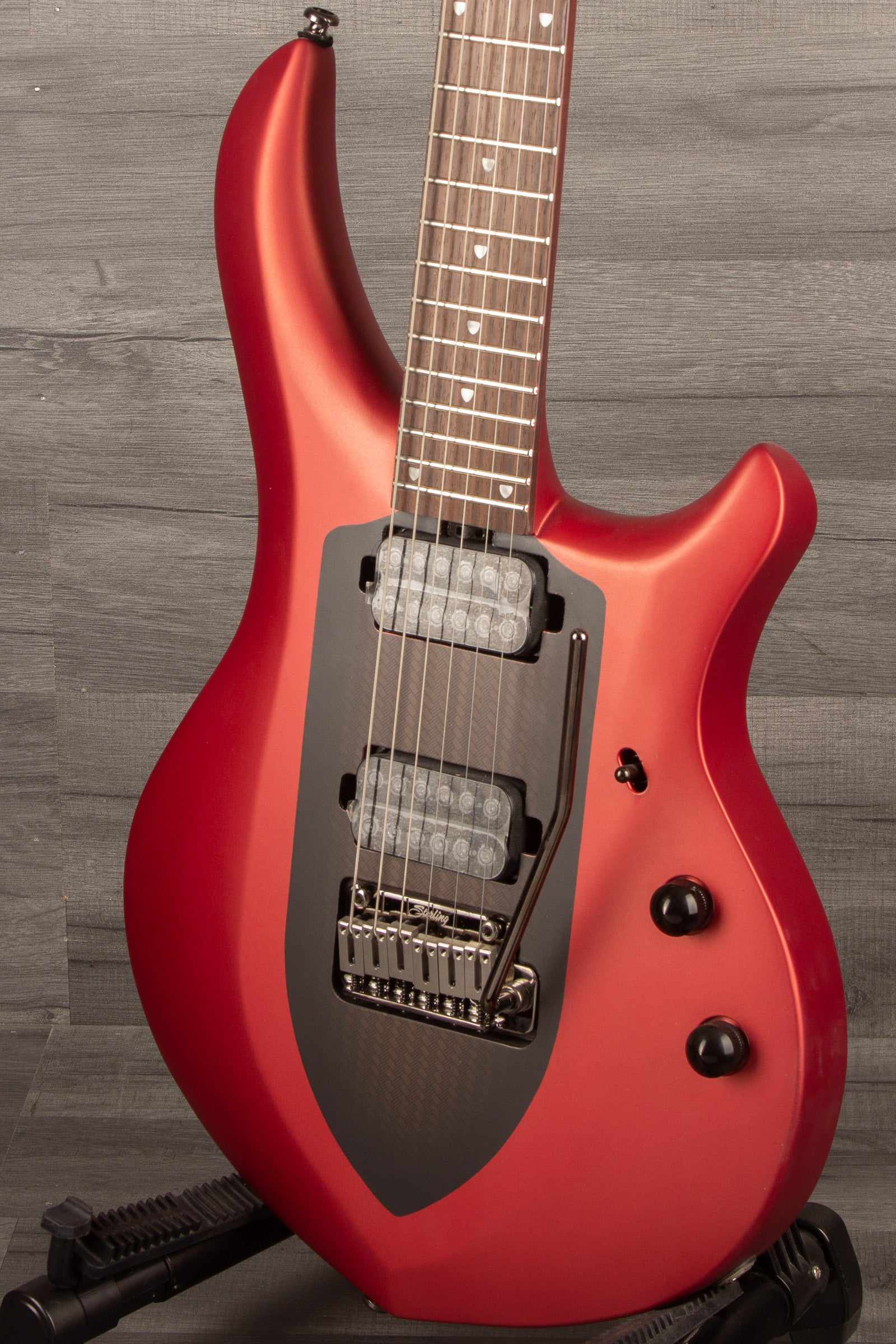 Sterling by MusicMan Majesty Electric Guitar - Iced Crimson