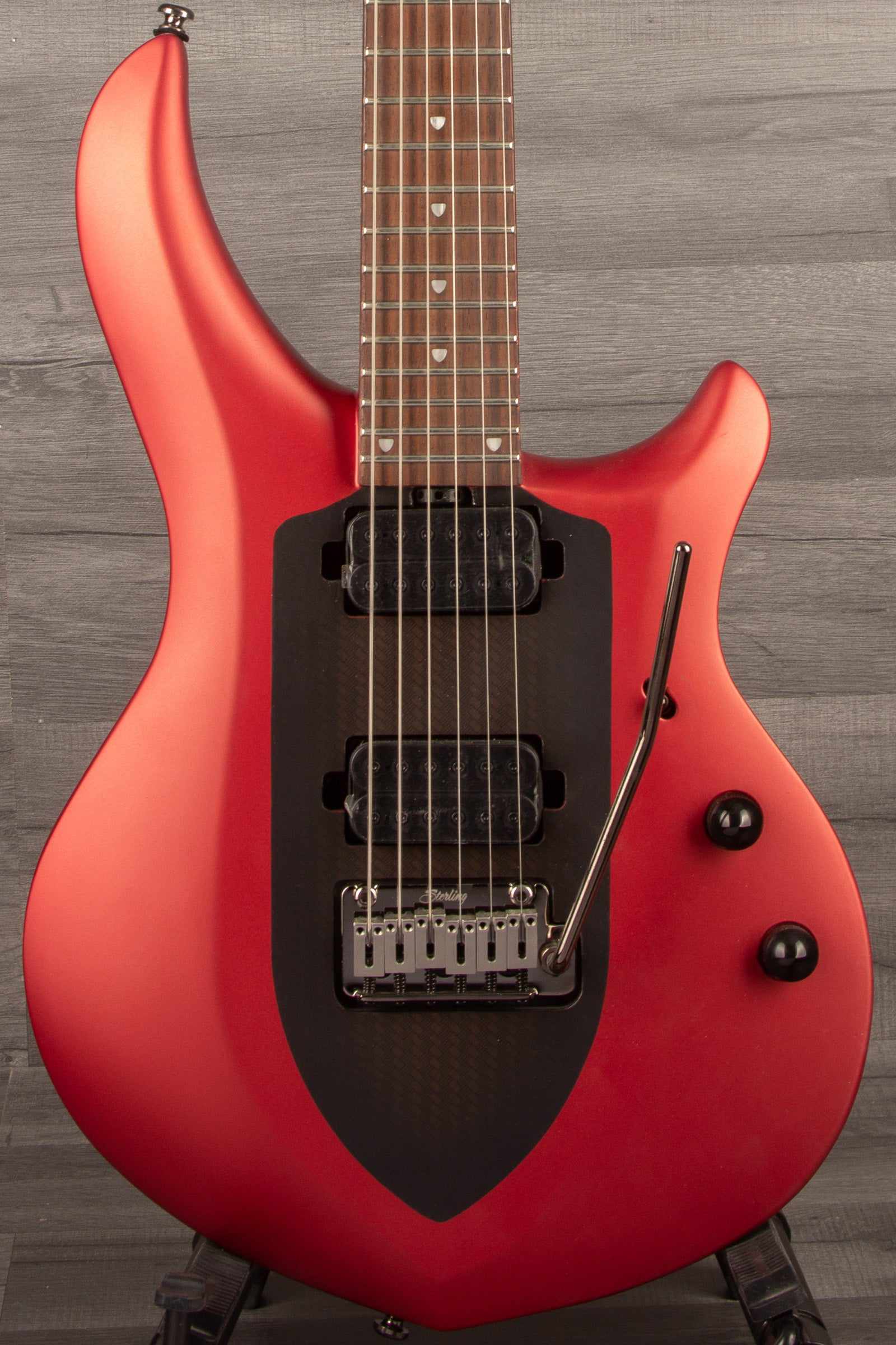 Sterling by MusicMan Majesty Electric Guitar - Iced Crimson