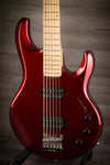 MusicMan Bass Guitar MusicMan Silhouette Bass 6, Maple Neck , Candy Red