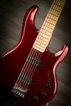 MusicMan Silhouette Bass 6, Maple Neck , Candy Red - MusicStreet
