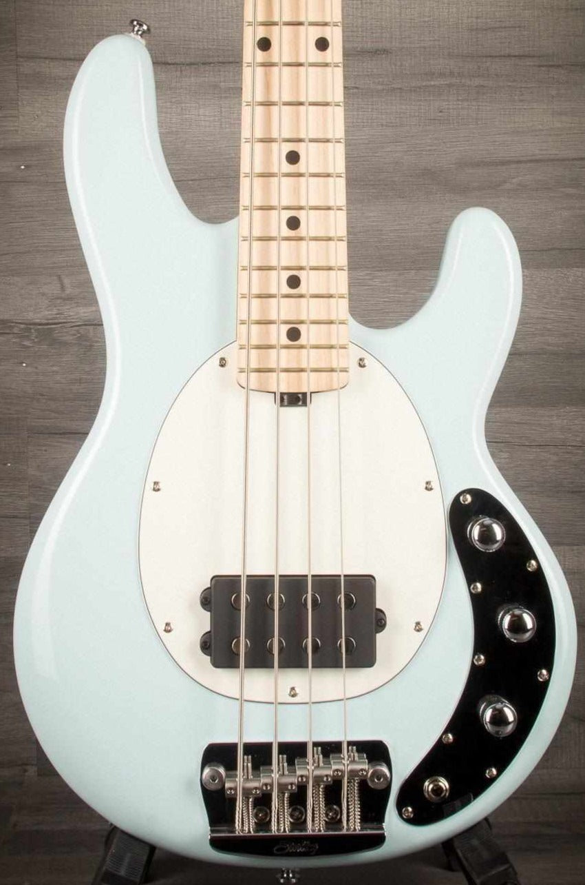 MusicMan Bass Guitar Sterling Stingray Short Scale Daphne Blue