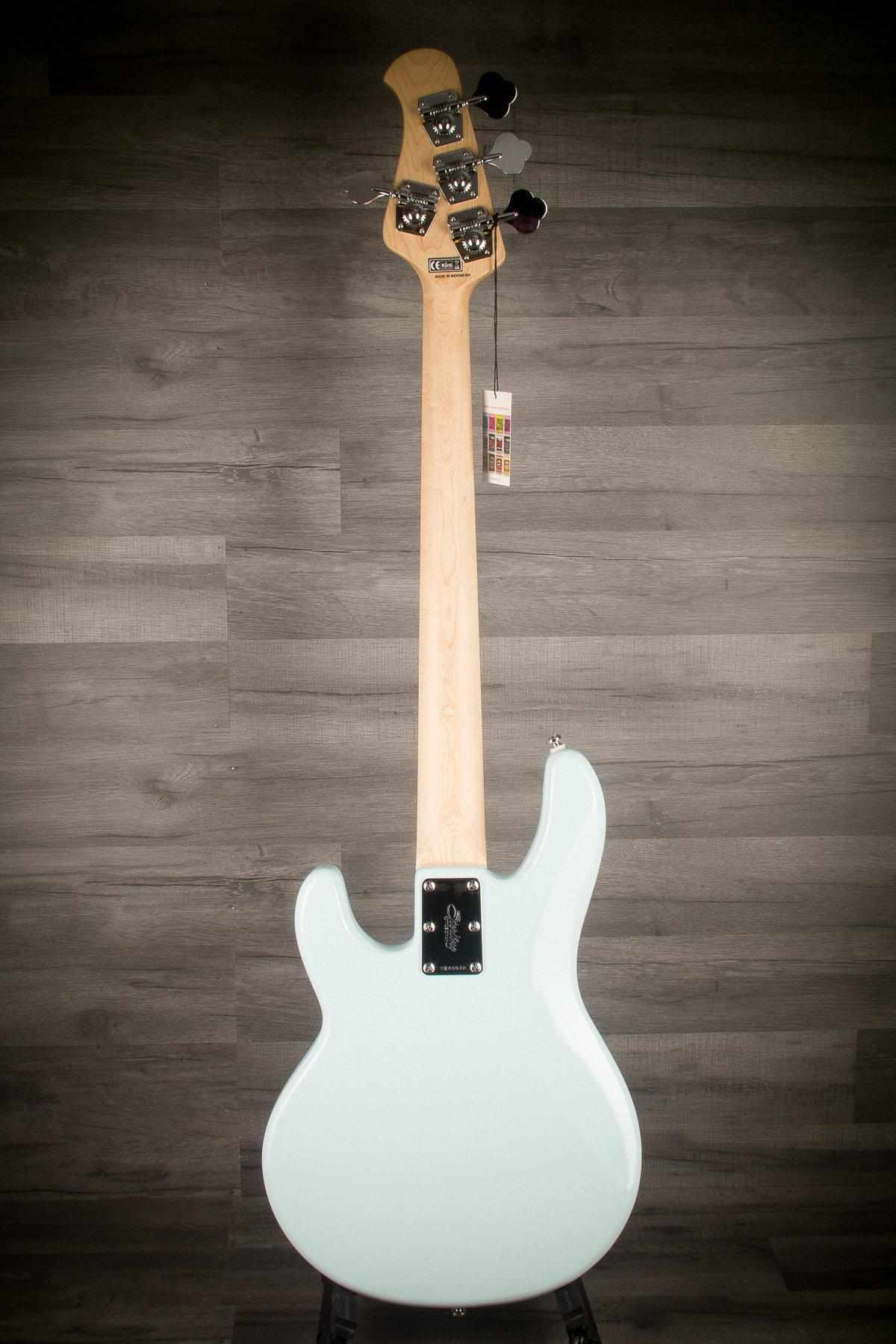 MusicMan Bass Guitar Sterling Stingray Short Scale Daphne Blue
