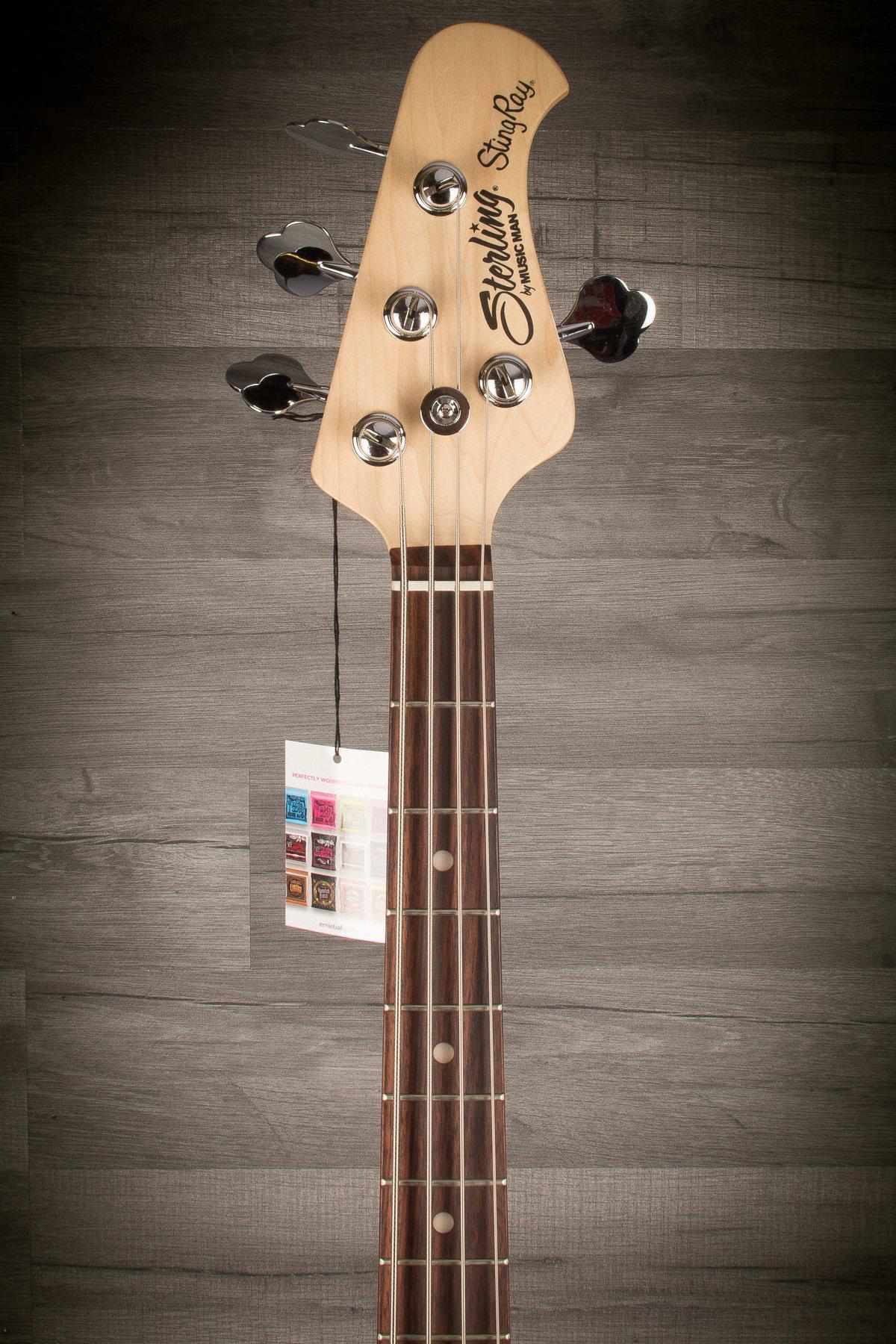 MusicMan Bass Guitar Sterling Stingray Short Scale Olympic White