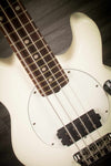 MusicMan Bass Guitar Sterling Stingray Short Scale Olympic White