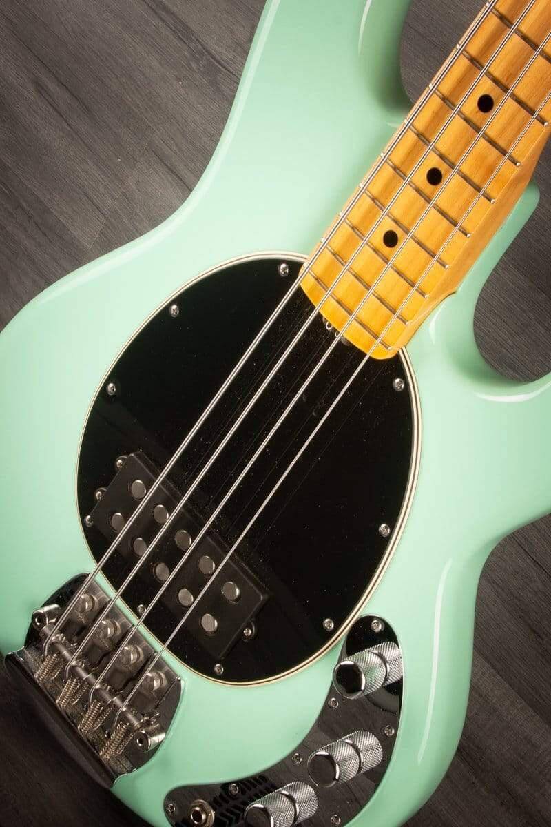 USED - MusicMan Old Smoothie Bass Guitar - Mint Green