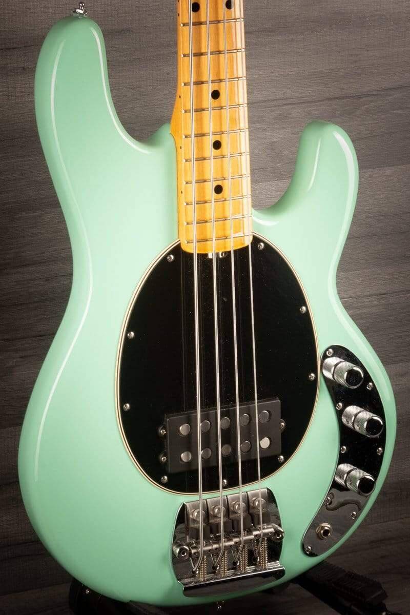 USED - MusicMan Old Smoothie Bass Guitar - Mint Green