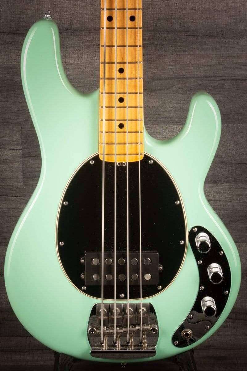 USED - MusicMan Old Smoothie Bass Guitar - Mint Green