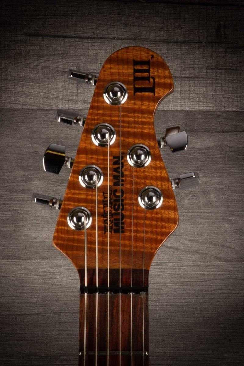 B Stock - Music Man Luke III Steve Lukather Signature HSS - Cherry Burst Quilt