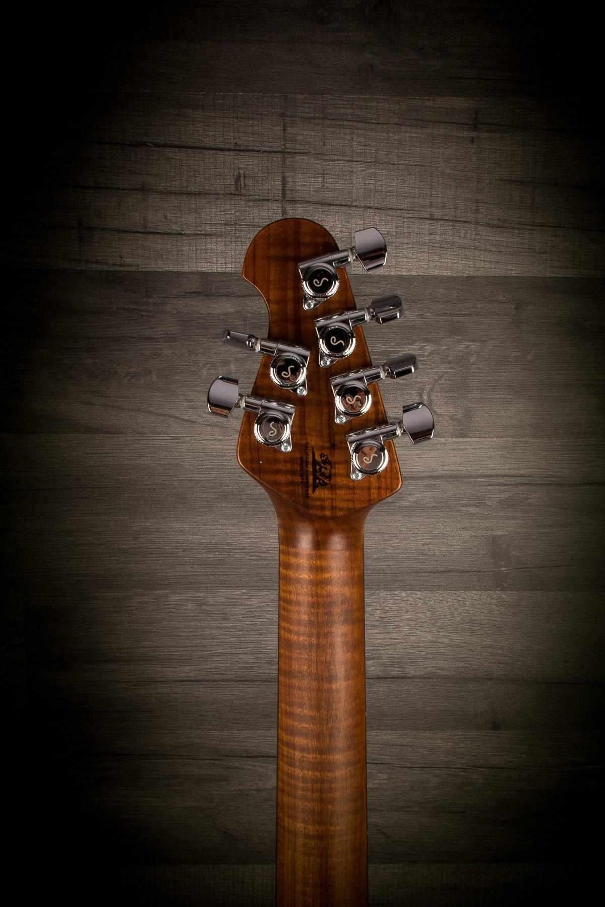 Music Man Luke III HSS Bodhi Blue, Roasted Maple Neck