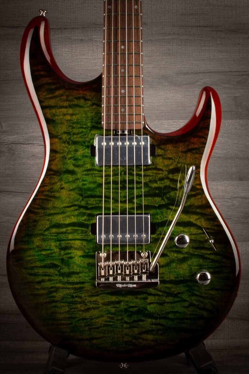 Music Man Luke III Steve Lukather Signature HH - Luscious Green Quilt