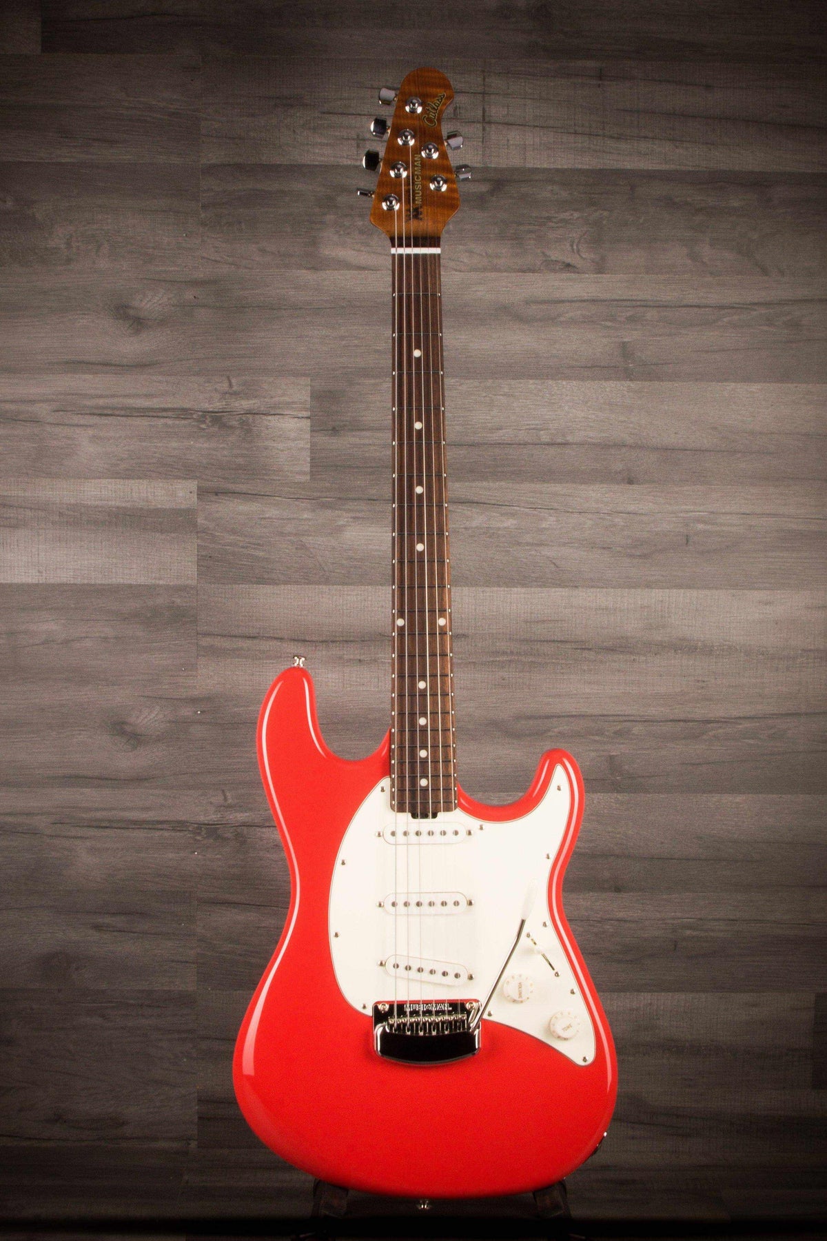 MusicMan Cutlass Electric Guitar - Coral Red
