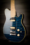MusicMan Sterling SUB AX3 - Transparent Blue - MusicStreet