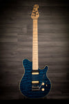 MusicMan Sterling SUB AX3 - Transparent Blue - MusicStreet