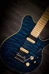 MusicMan Sterling SUB AX3 - Transparent Blue - MusicStreet