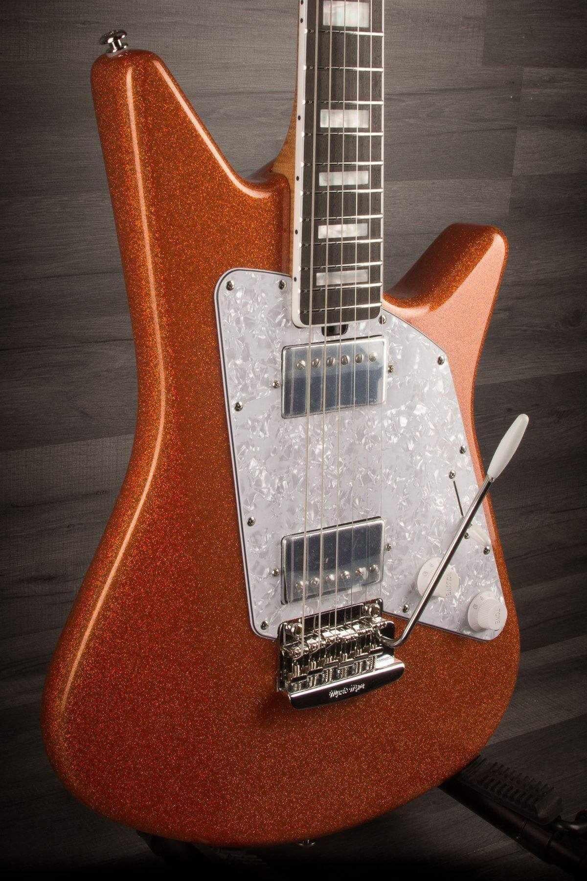 USED - Music Man BFR Albert Lee HH - Orange Crush Sparkle