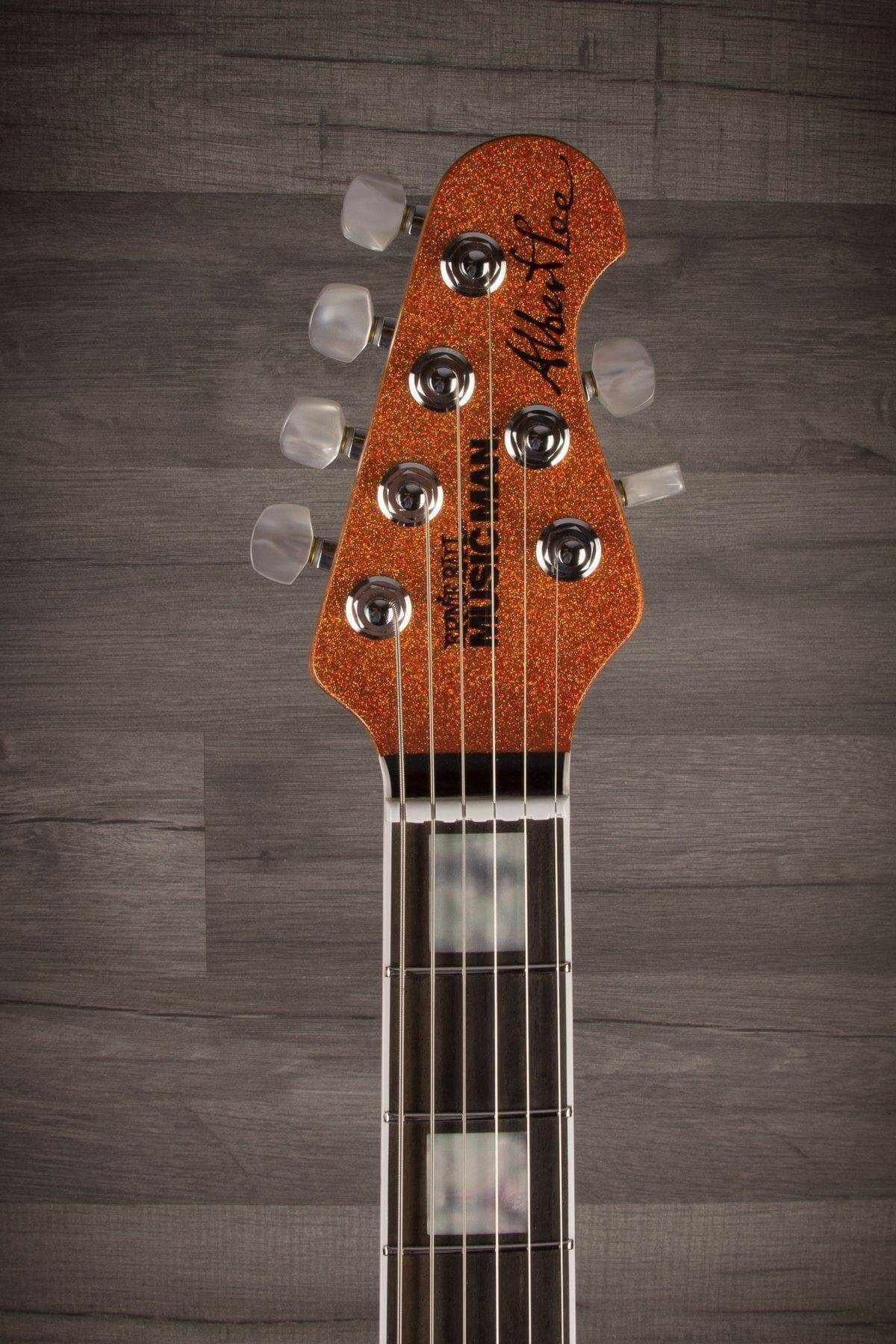 USED - Music Man BFR Albert Lee HH - Orange Crush Sparkle