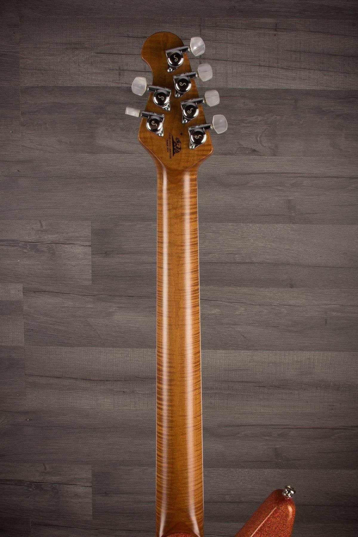 USED - Music Man BFR Albert Lee HH - Orange Crush Sparkle