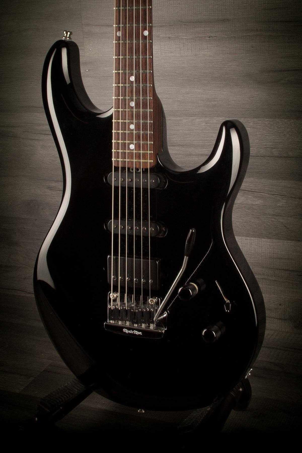 USED - Music Man Luke III HSS - Black, Solid Rosewood Neck