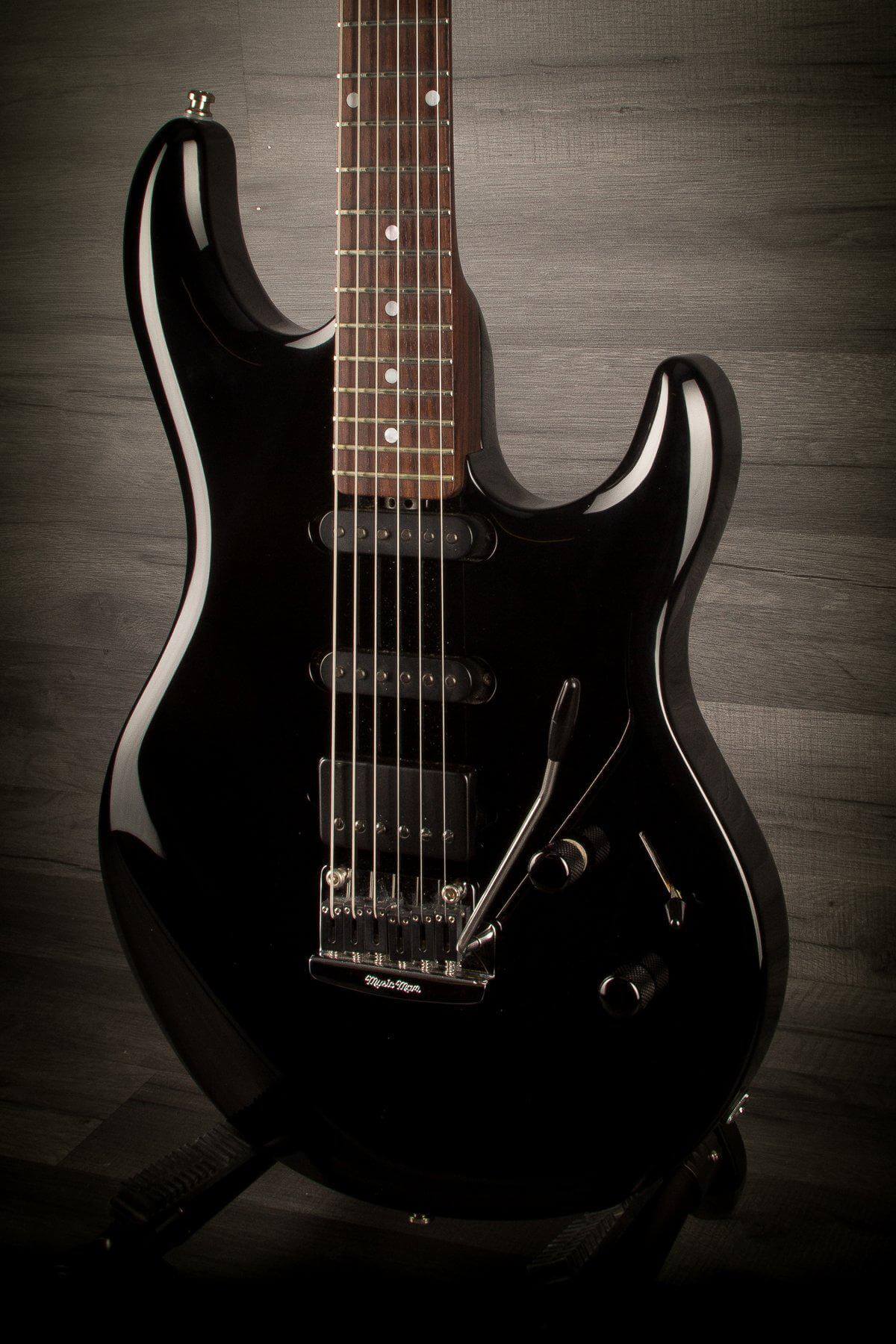 USED - Music Man Luke III HSS - Black, Solid Rosewood Neck