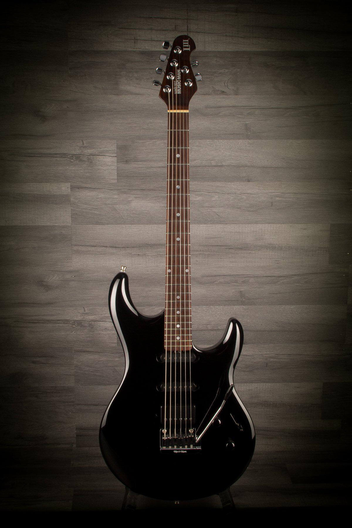 USED - Music Man Luke III HSS - Black, Solid Rosewood Neck