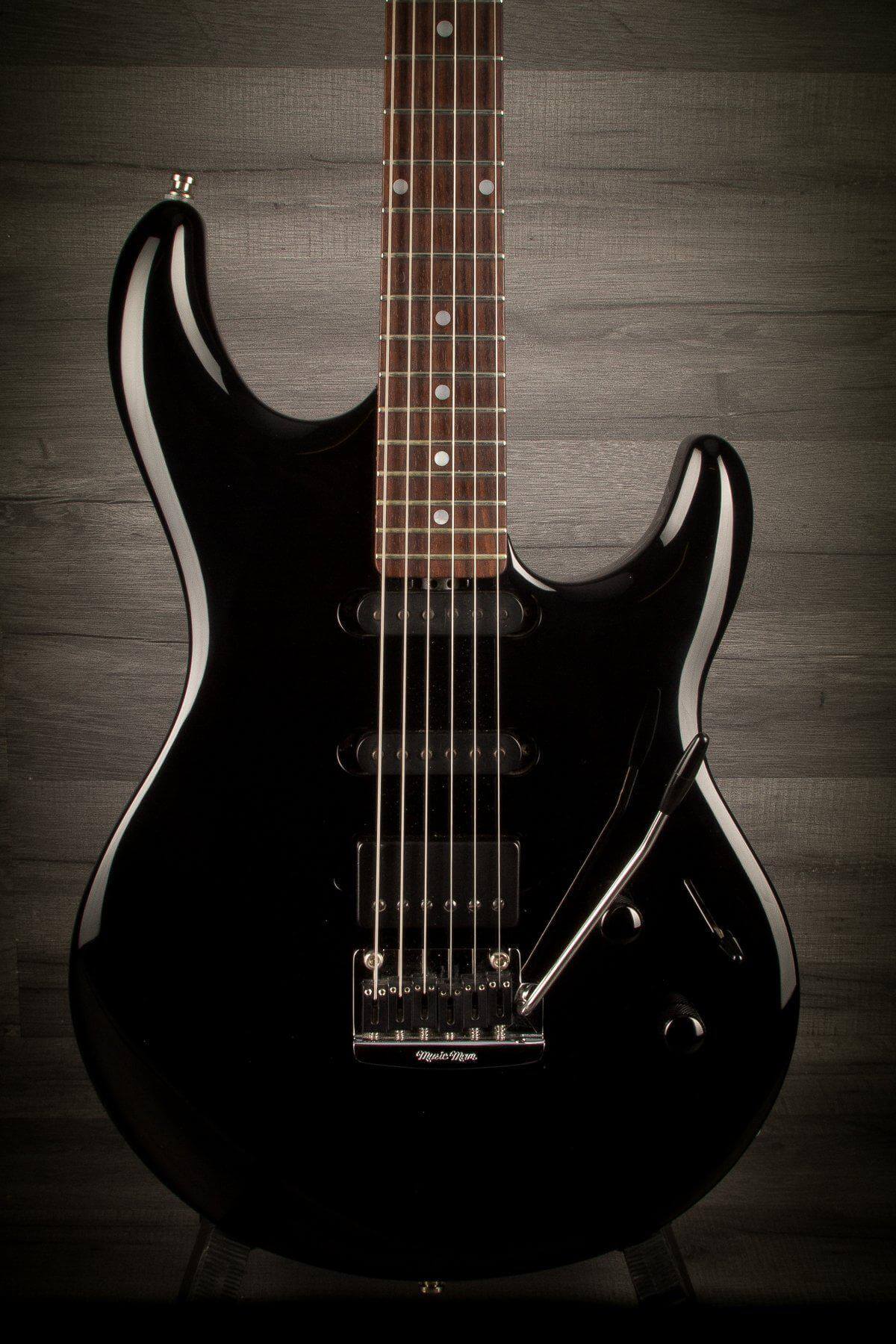 USED - Music Man Luke III HSS - Black, Solid Rosewood Neck